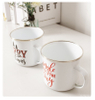 Christmas Gift Mug Cartoon Eco-friendly Coffee Enamel Cup