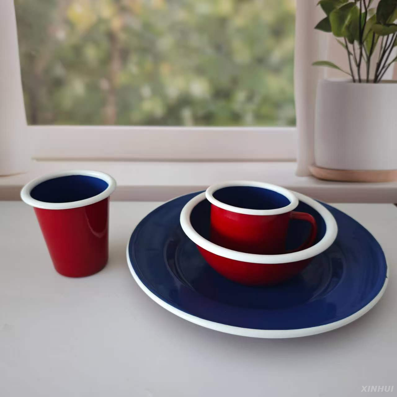 Colored glaze enamel set