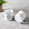 Manufacturers Wholesale Stainless Steel Wrapped Edge Camping Coffee Enamelled Cup