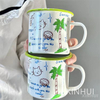 Custom Hand-painted Mugs Heating Safety Camping China Coffee Cup