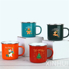 Customization Vintage Holiday Gift Porcelain Colorful Practical Enamel Cup