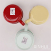 Retro Simple Macaron Color Imitation Enamel Heated Milk Cup