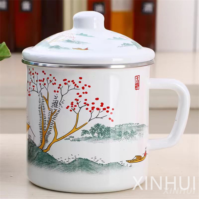 Foreign Trade Custom Large Capacity with Cover Cooking Utensil Tea Cylinder