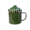 Retro Simple Enamel Mouthwash Cups Green Drinking Cup