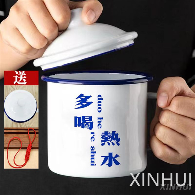 Manufacturers Custom Quote Coffee Mug Environment-Friendly Enamel Cup