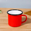 Factory Wholesale Personalized Mug Coffee Gift Macron Color Enamelled Cup