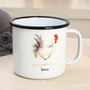 Personalized Mugs Hand-painted Retro Teacup Enamelled Coffee Mug