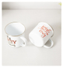 Christmas Gift Mug Cartoon Eco-friendly Coffee Enamel Cup