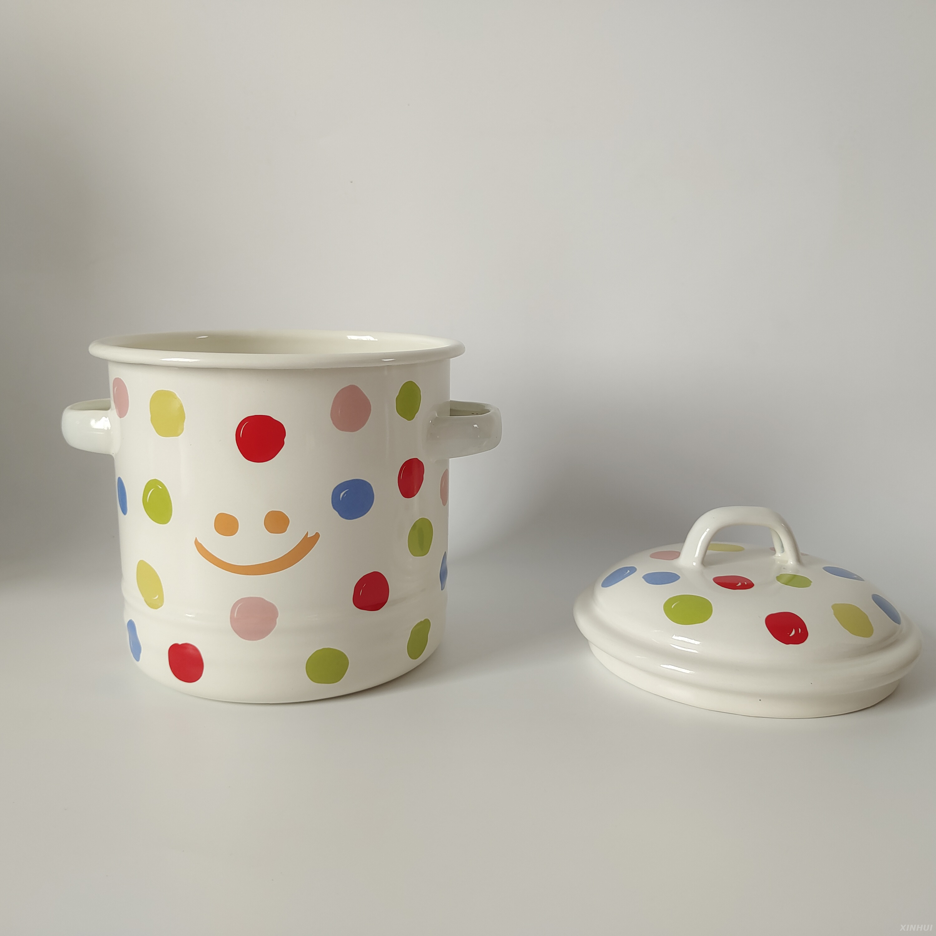 Beautiful Enamel Eco-friendly Candy Storage Jar