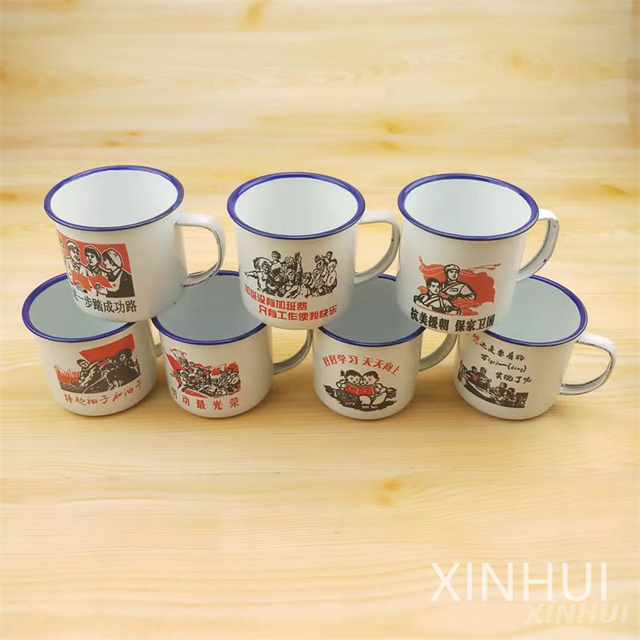 Vintage Tea Canister Bundle with Custom 60s Mug Cup Set