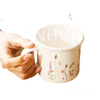 Gift Girl Friendly Item Thickened Floral Pattern Coffee Milk Cup