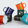 Customization Vintage Holiday Gift Porcelain Colorful Practical Enamel Cup