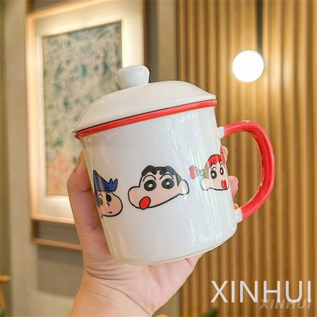 Creative Nostalgic Imitation Enamel Student Water Cup Ceramic Mug