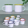 Vintage Tea Cup Wholesale Coloured Hemming Promotional Enamel Cups