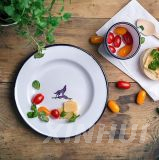 Enamel dessert plate