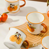  Custom Environmental Protection Imitation Ceramic Teacup Retro Cup with Handle