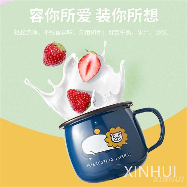 Children's Cartoon Imitation Ceramic Heated Milk Cup Kitchenware Shaped Belly Mug