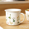 Gift Girl Friendly Item Thickened Floral Pattern Coffee Milk Cup