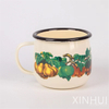 Chinese Factories Classic Elegant Enamel Teacups Customizable Tripe Cup