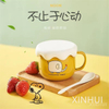 Children's Cartoon Imitation Ceramic Heated Milk Cup Kitchenware Shaped Belly Mug