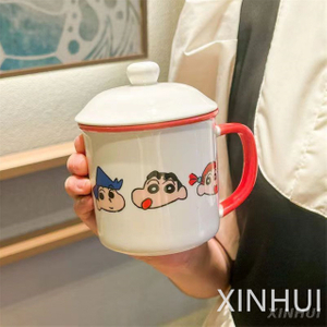 Creative Nostalgic Imitation Enamel Student Water Cup Ceramic Mug