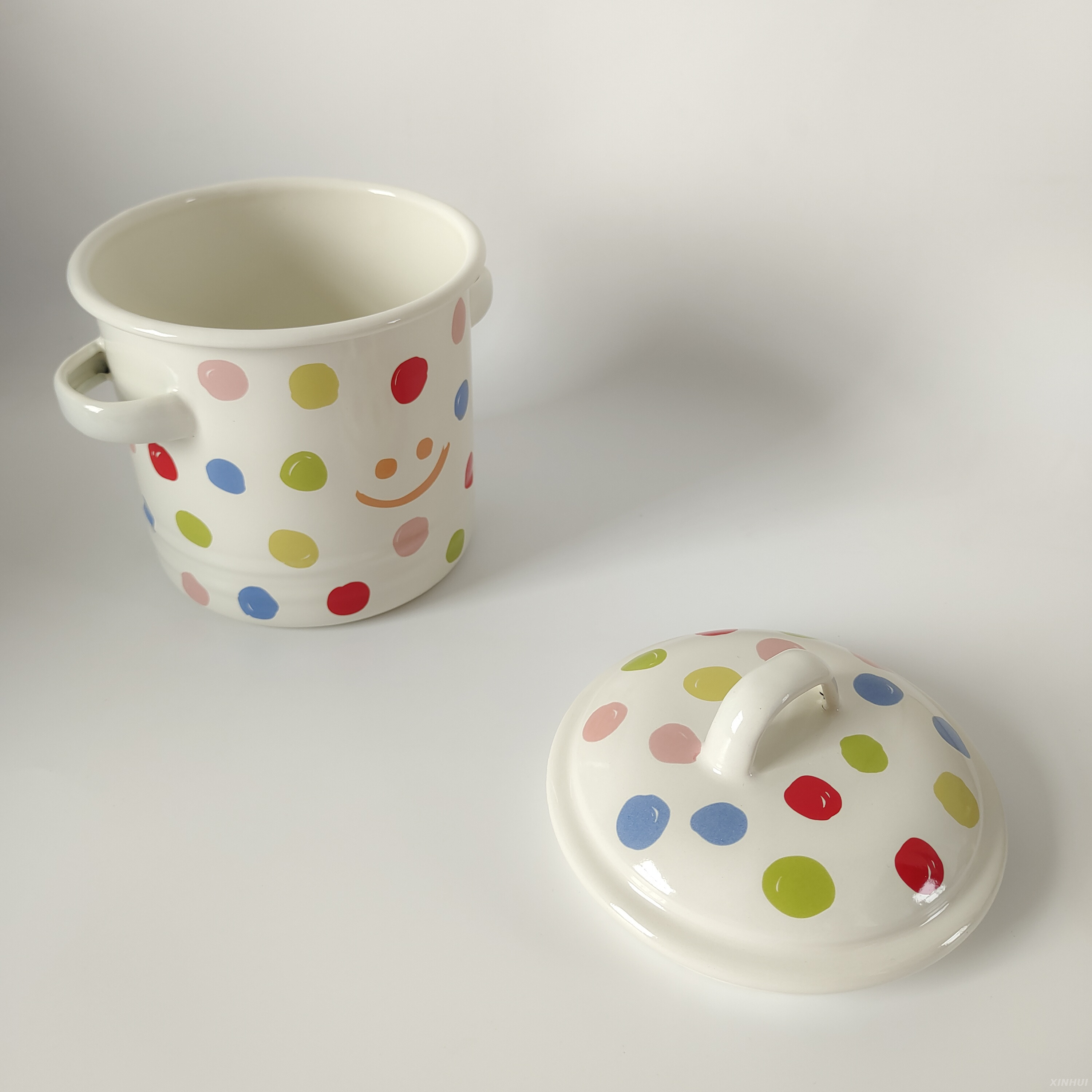 Beautiful Enamel Eco-friendly Candy Storage Jar