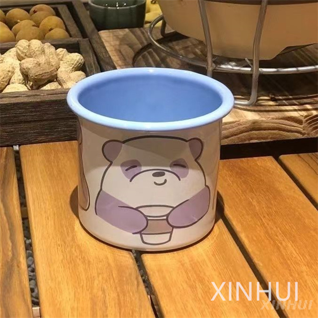 Xinhui Customizable Cartoon Bear with Handle Ceramic Mugs Milk Cup