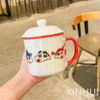 Creative Nostalgic Imitation Enamel Student Water Cup Ceramic Mug