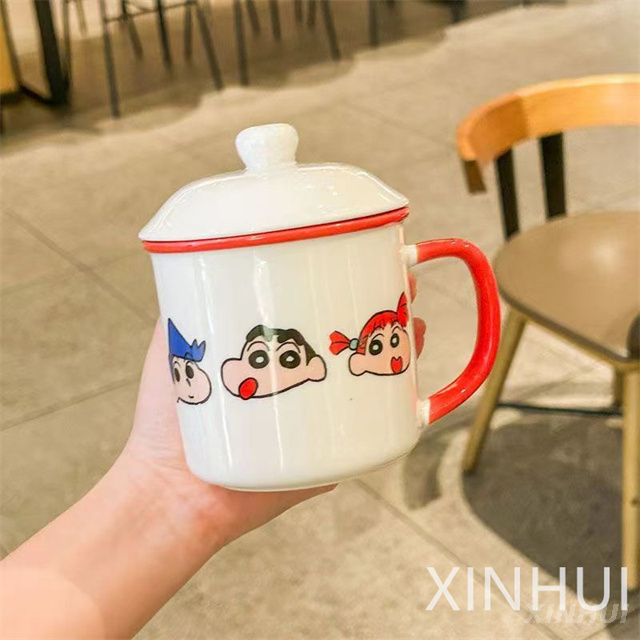 Creative Nostalgic Imitation Enamel Student Water Cup Ceramic Mug