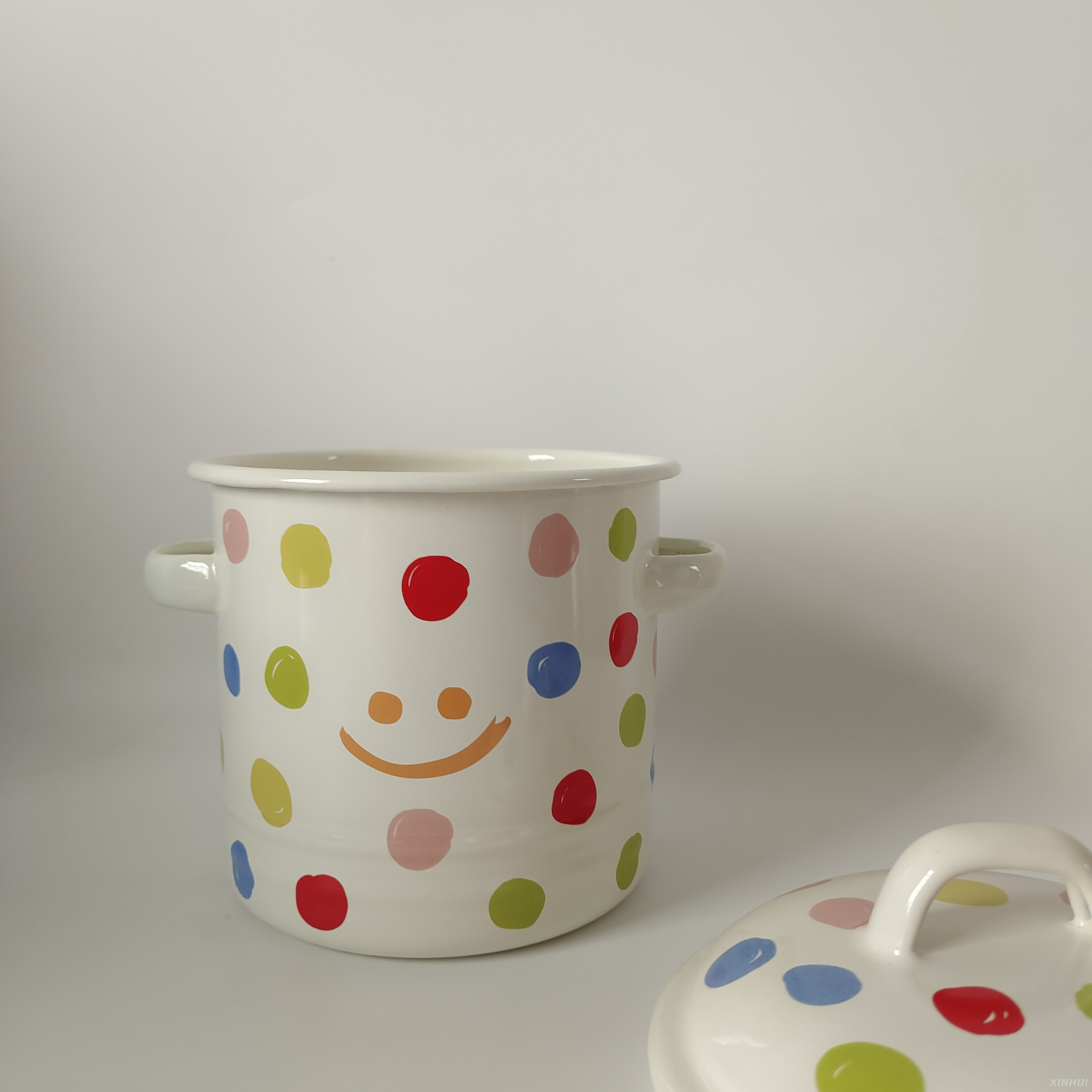 Beautiful Enamel Eco-friendly Candy Storage Jar