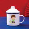 Family Gift Thick Enamel Mug Parent-child Milk Cup