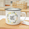 Customized Simple Imitation Ceramic High Aesthetic Enamel Mug