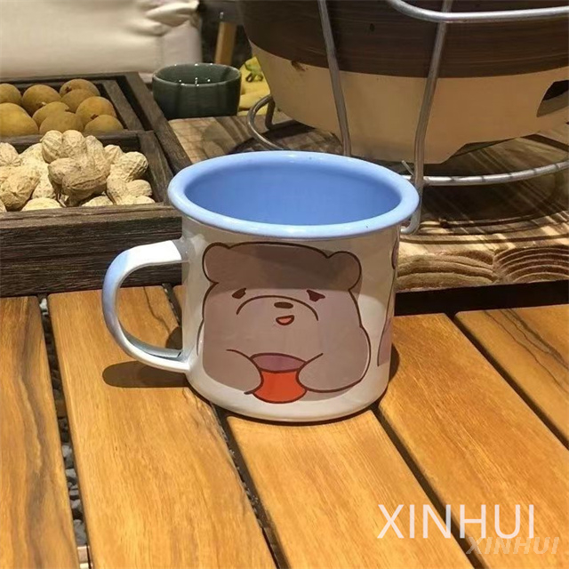 Xinhui Customizable Cartoon Bear with Handle Ceramic Mugs Milk Cup