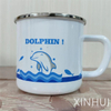 Cartoon Pattern Stainless Steel Wrap Eco-Friendly Choice Mug Enamel