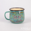 Chinese Factories Classic Elegant Enamel Teacups Customizable Tripe Cup